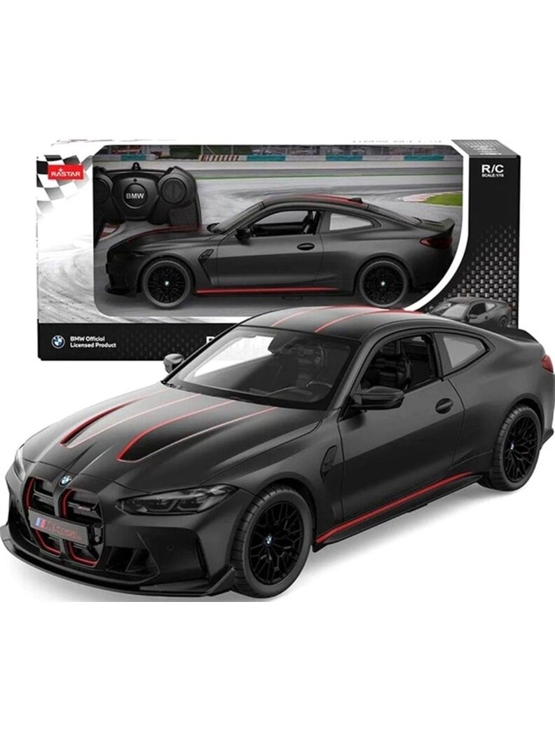 Rc automobilis Rastar M4 CSL 94500, 1:16, juoda sp. Rc automobilis Rastar M4 CSL 94500, 1:16, juoda sp.