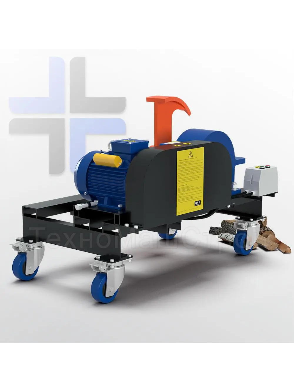 Reduktorinė malkų skaldyklė DK-600 su elektrinių 4kw variklių 4 Reduktorinė malkų skaldyklė DK-600 su elektrinių 4kw variklių 4