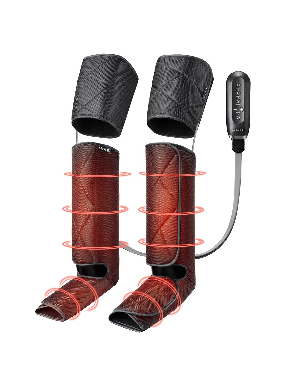 RENPHO Aeria Ultimate Thermal 2 (taip pat žinomam kaip modelis 079H) kojų masažuokliui su oro kompresija ir šildymo funkcija 1
