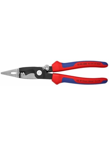 Replės elektros  instaliacijai  200mm multi-comp.grip, Knipex