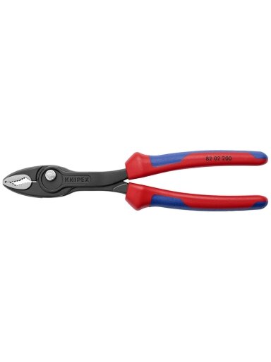 Replės šoniniam ir priekiniam sukimui TwinGrip® 200mm, Knipex