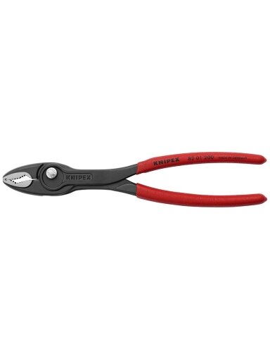 Replės šoniniam ir priekiniam sukimui TwinGrip® 200mm, Knipex