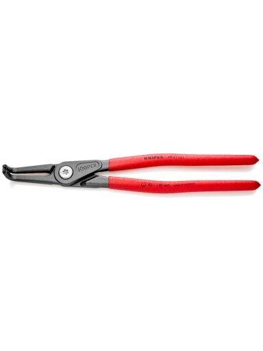 ⬡ Replės vidiniams žiedams. Lenktos 305mm (Ø85-140mm) KNIPEX (4821J41, KNIPEX)