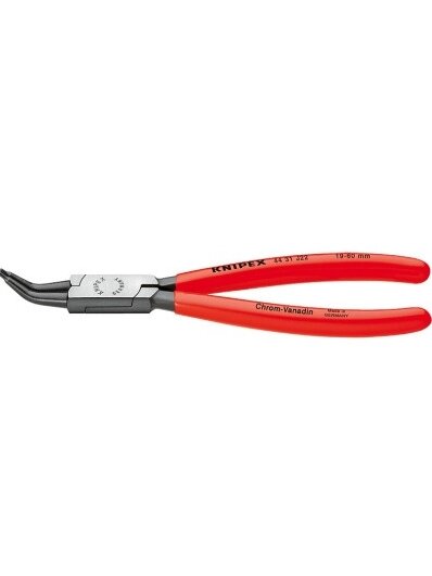 Replės vidiniams fiksavimo žiedams lenktos 45° 19-60mm (44 31 J22, KNIPEX) Replės vidiniams fiksavimo žiedams lenktos 45° 19-60mm (44 31 J22, KNIPEX)
