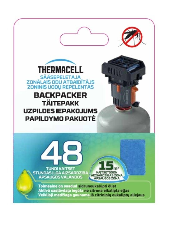 Repelento užpildymo paketas ThermaCell 48 val, Thermacell 1