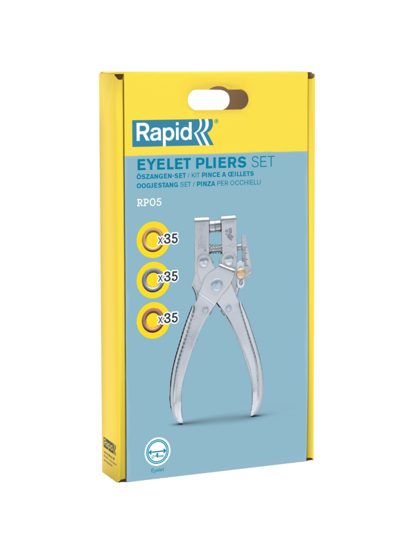Replės RP05 skirtos 4mm kilpoms + 100 kilpų, Rapid 1