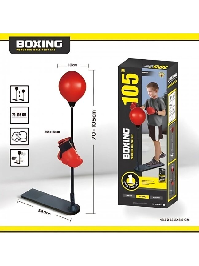 Reguliuojamas stovimos kriaušės bokso komplektas 70–105 cm WOOPIE 2 Reguliuojamas stovimos kriaušės bokso komplektas 70–105 cm WOOPIE 2