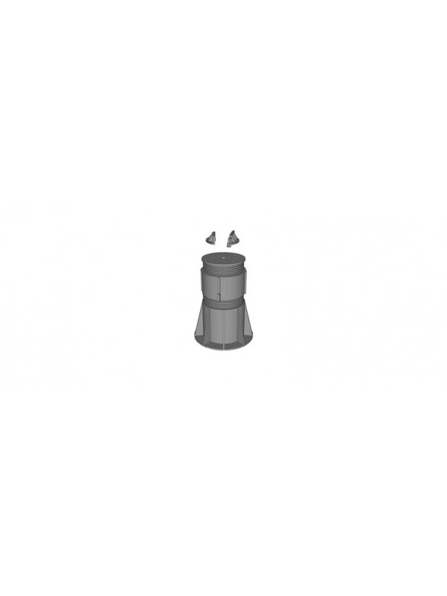 Reguliuojamojo pjedestalo jungtis EC, 66-110 mm, 2 vnt. 1 Reguliuojamojo pjedestalo jungtis EC, 66-110 mm, 2 vnt. 1