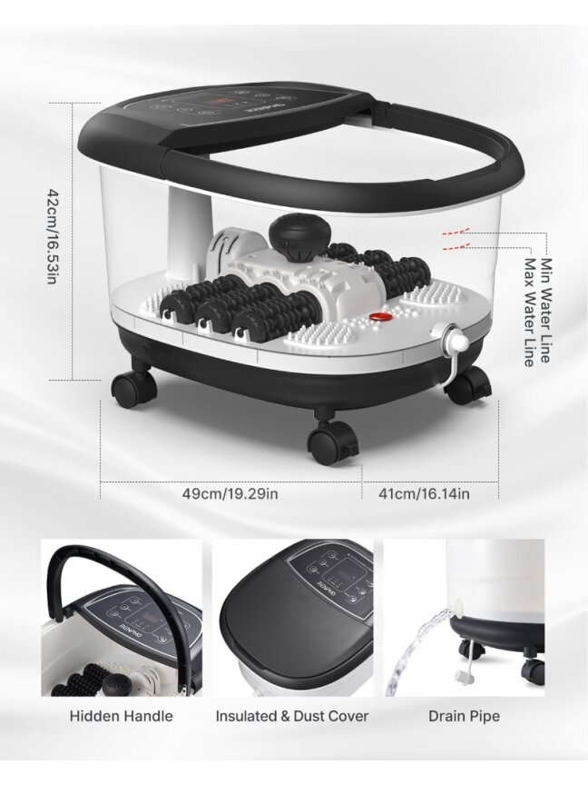 RENPHO Foot Spa Bath Massager Pro JD618 4