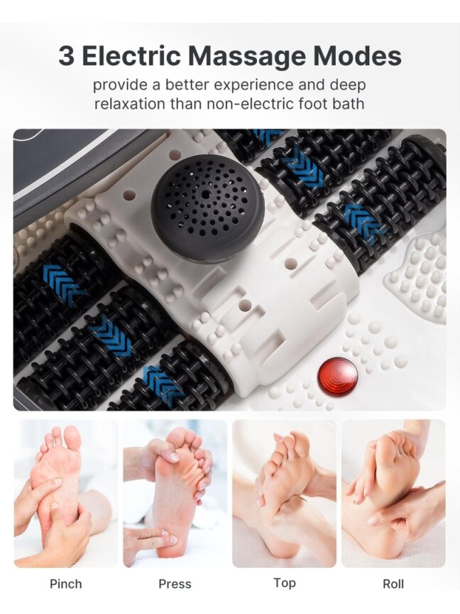 RENPHO Foot Spa Bath Massager Pro JD618 1 RENPHO Foot Spa Bath Massager Pro JD618 1