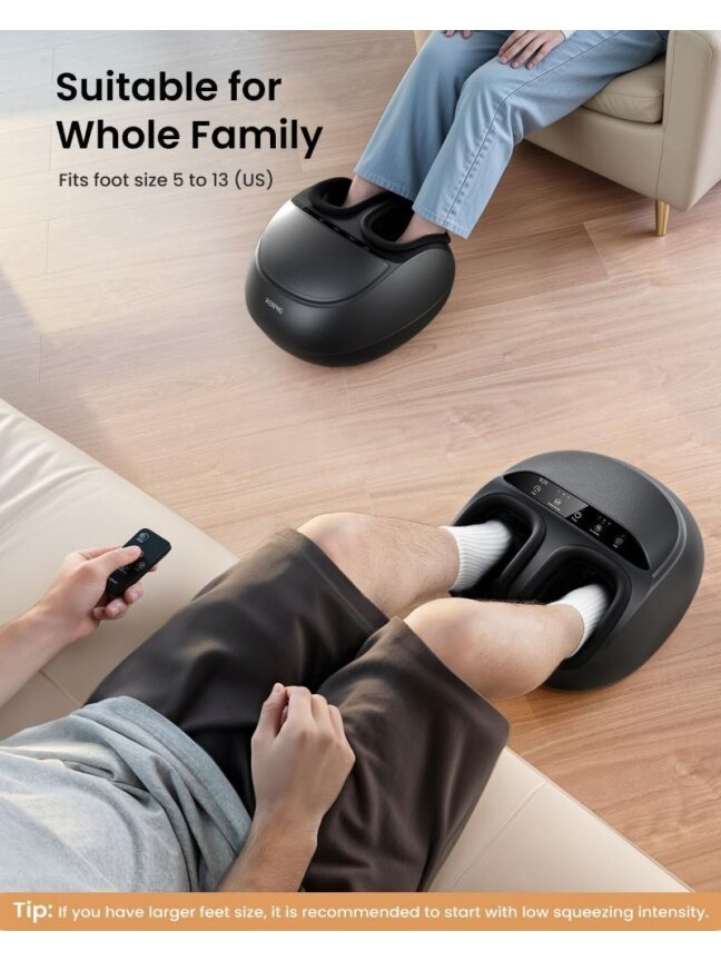 RENPHO Shiatsu pėdų masažuoklis FM059R 1 RENPHO Shiatsu pėdų masažuoklis FM059R 1