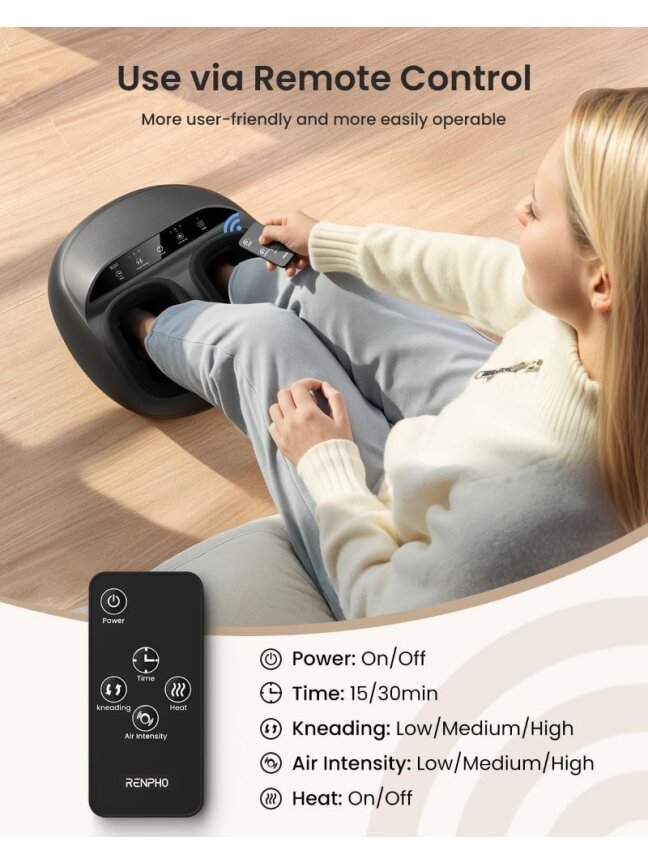 RENPHO Shiatsu pėdų masažuoklis FM059R 5