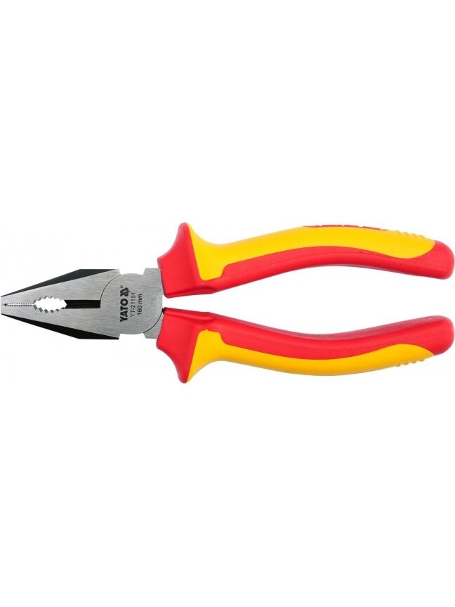 Replės universalios izololiuotos 1000V Yato | 180mm (blist.) Replės universalios izololiuotos 1000V Yato | 180mm (blist.)