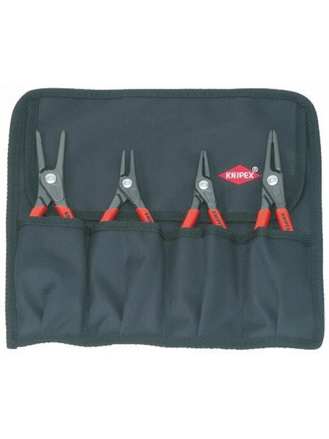 Replių vidiniams ir išoriniams žiedams komplektas 4 vnt., Knipex 1 Replių vidiniams ir išoriniams žiedams komplektas 4 vnt., Knipex 1