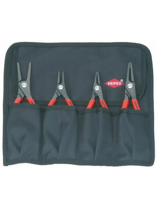 Replių vidiniams ir išoriniams žiedams komplektas 4 vnt., Knipex Replių vidiniams ir išoriniams žiedams komplektas 4 vnt., Knipex