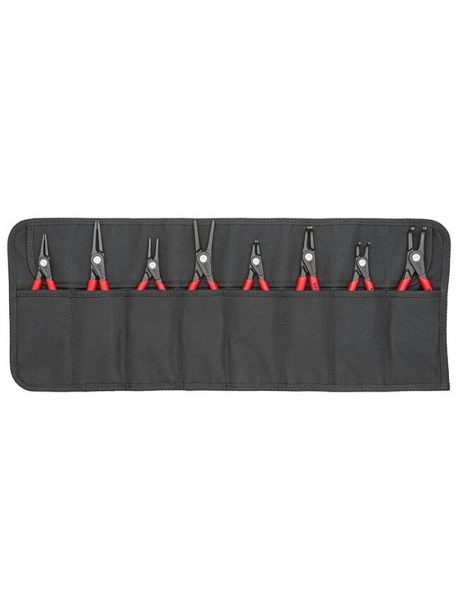 Replių vidiniams ir išoriniams žiedams komplektas 8 vnt., Knipex 1 Replių vidiniams ir išoriniams žiedams komplektas 8 vnt., Knipex 1
