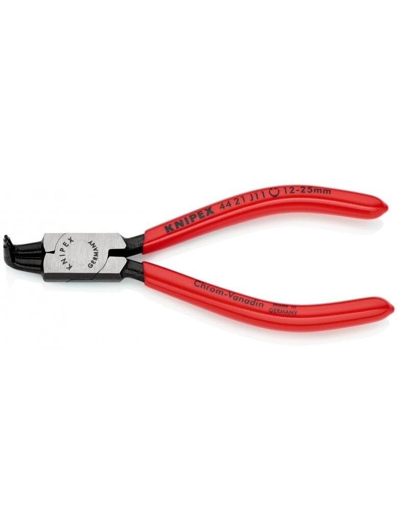 Replės vidiniams fiksavimo žiedams lenktos 90° 10-25mm Knnipex (44 21 J11, KNIPEX)