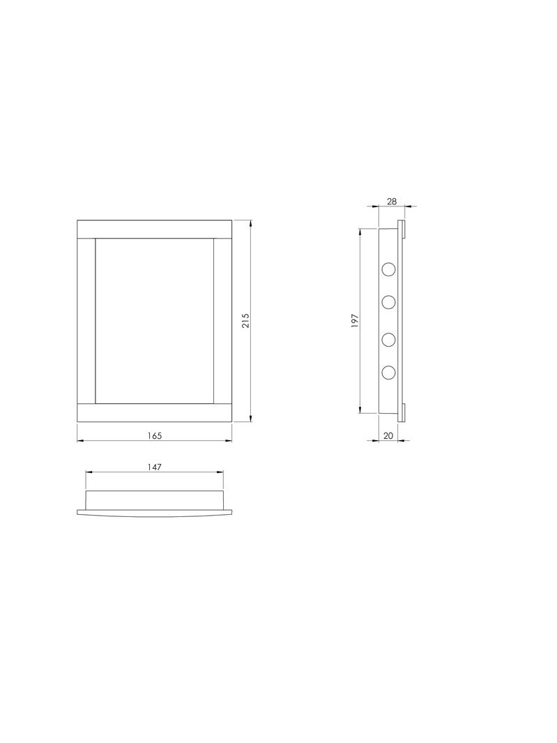 Revizinės durelės EUROPLAST PL1520, 15 x 20 cm 1 Revizinės durelės EUROPLAST PL1520, 15 x 20 cm 1