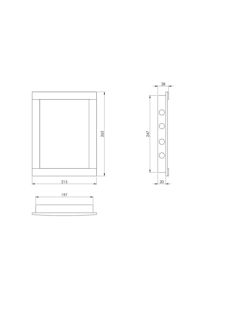 Revizinės durelės EUROPLAST PL2025, 20 x 25 cm 1 Revizinės durelės EUROPLAST PL2025, 20 x 25 cm 1