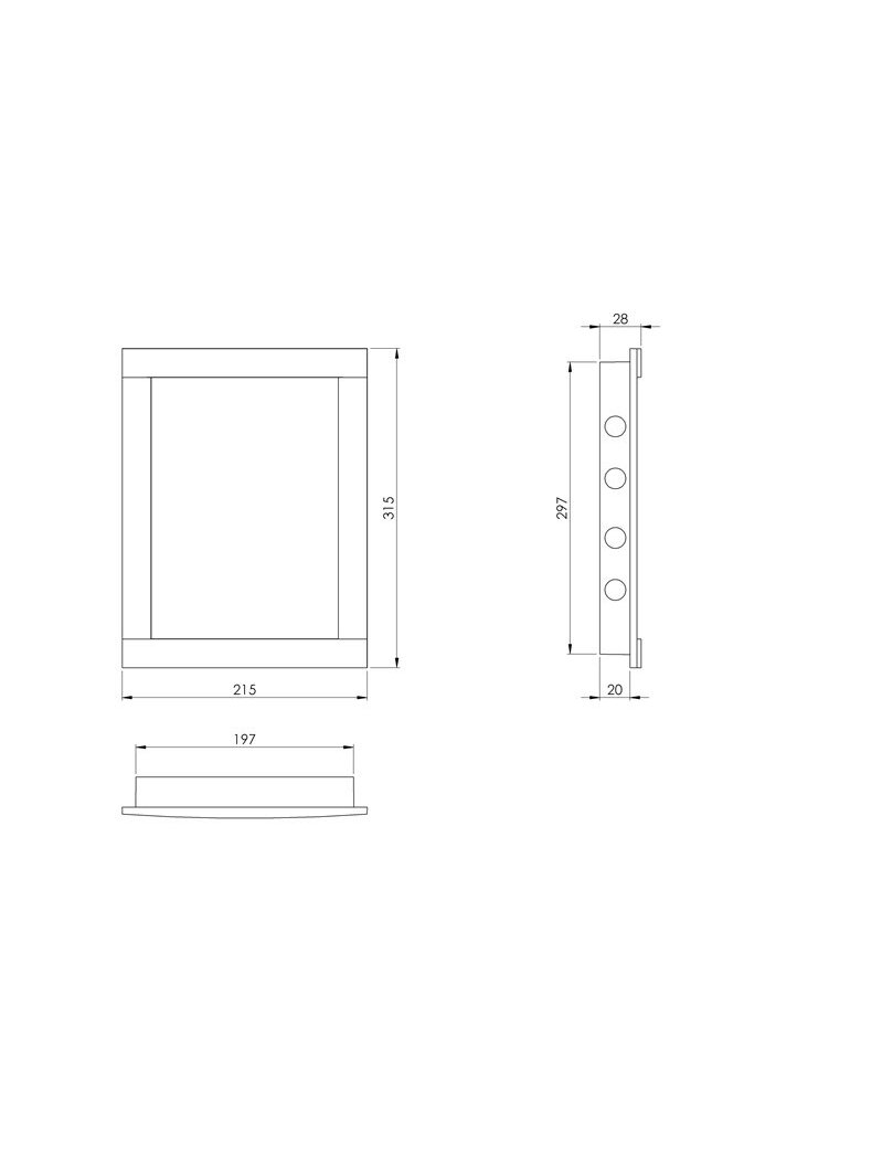 Revizinės durelės EUROPLAST PL2030, 20 x 30 cm 1