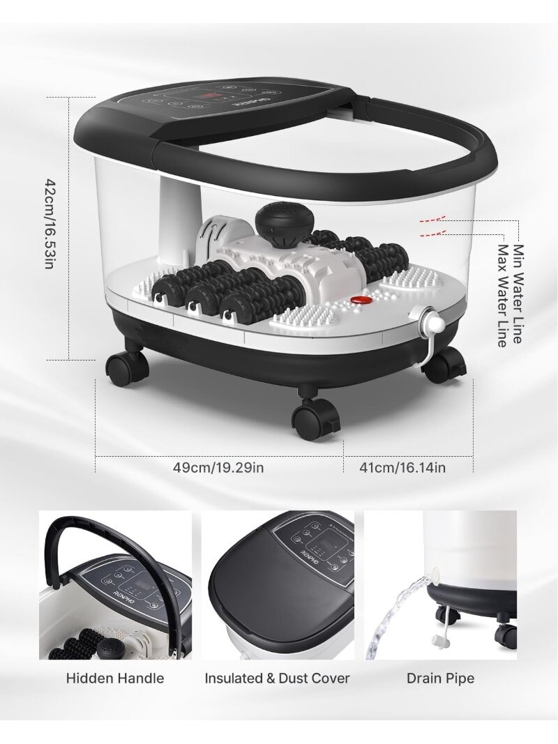 RENPHO Foot Spa Bath Massager Pro JD618 4