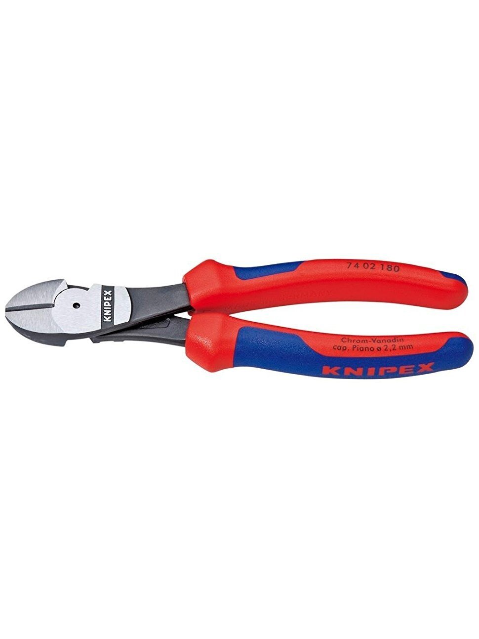 Replės šoninio kirpimo 180mm (74 02 180, KNIPEX) Replės šoninio kirpimo 180mm (74 02 180, KNIPEX)