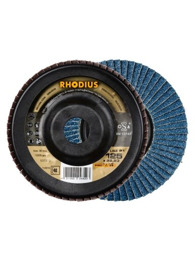 Rhodius Lapel. šlif. disk. „Rhodius" 180 mm. LSZ40