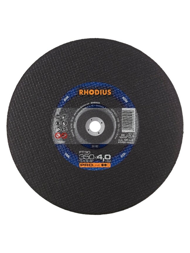 Rhodius Metalo pj.diskas FT30 350x4x20 mm Rhodius Metalo pj.diskas FT30 350x4x20 mm