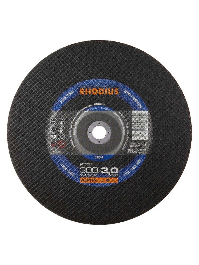 Rhodius Metalo pj.diskas ST21 300x3x32 mm Rhodius Metalo pj.diskas ST21 300x3x32 mm