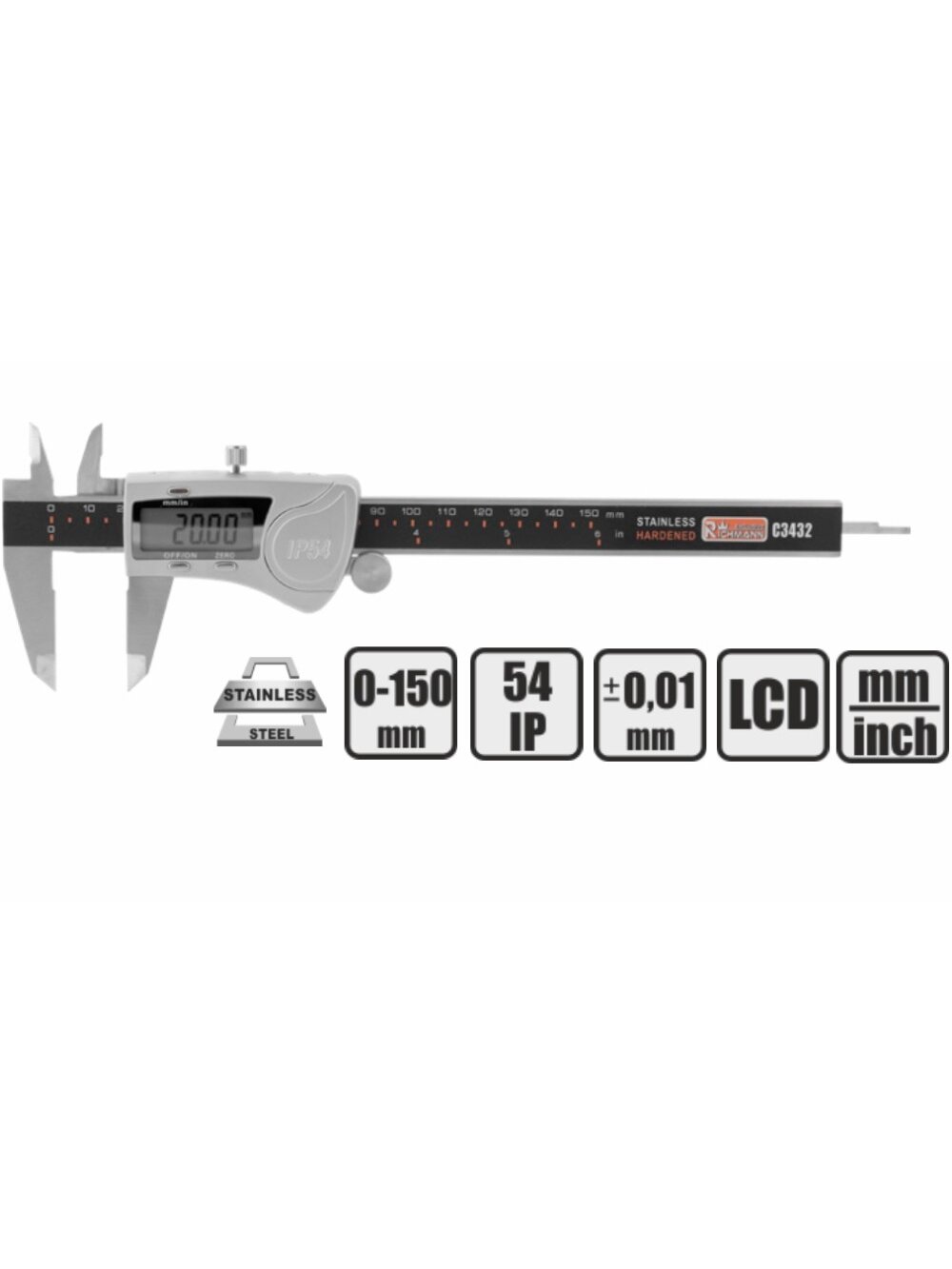 Richmann El. slankmatis „RICHMANN" 150 mm Richmann El. slankmatis „RICHMANN" 150 mm