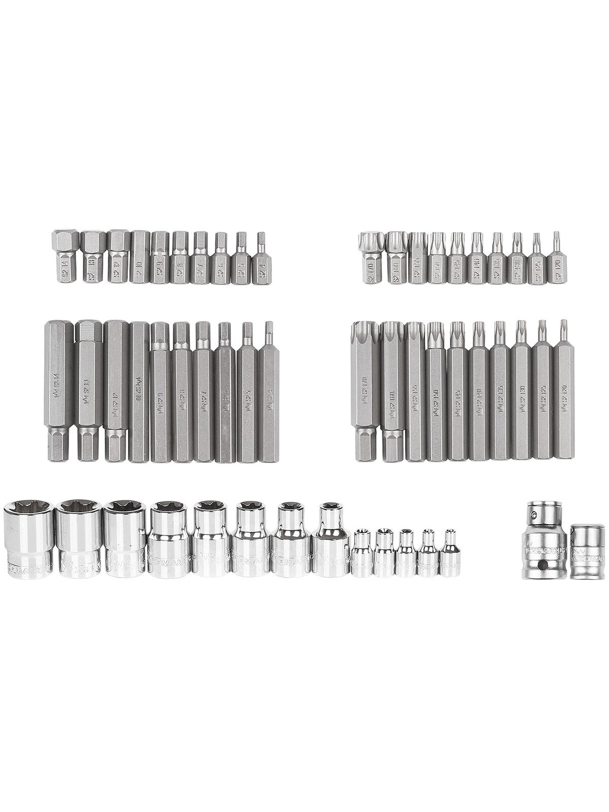 Richmann Antgalių rinkinys 55 vnt., S2 3 Richmann Antgalių rinkinys 55 vnt., S2 3