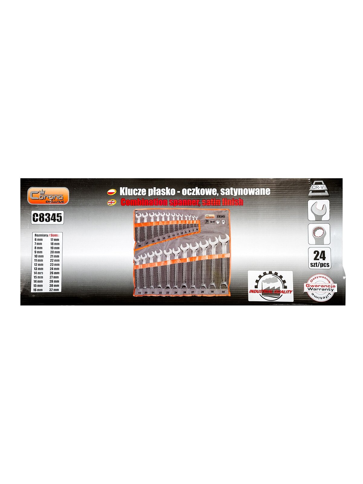 Richmann Kombinuotų veržliarakčių rink. 6 - 32 mm, 24 vnt. 5