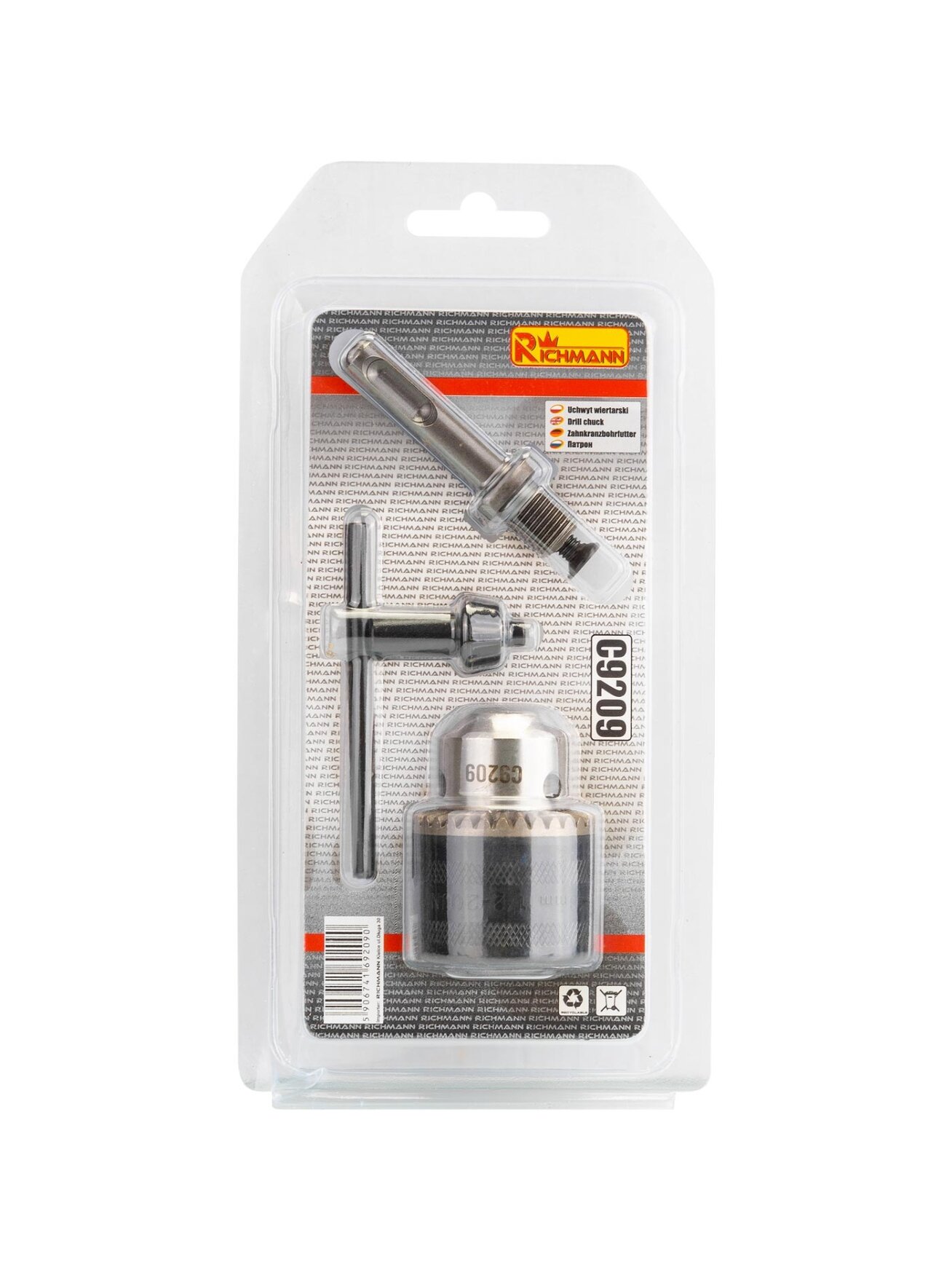 Richmann Griebtuvas su SDS adapteriu 1,5 - 13 mm 2 Richmann Griebtuvas su SDS adapteriu 1,5 - 13 mm 2