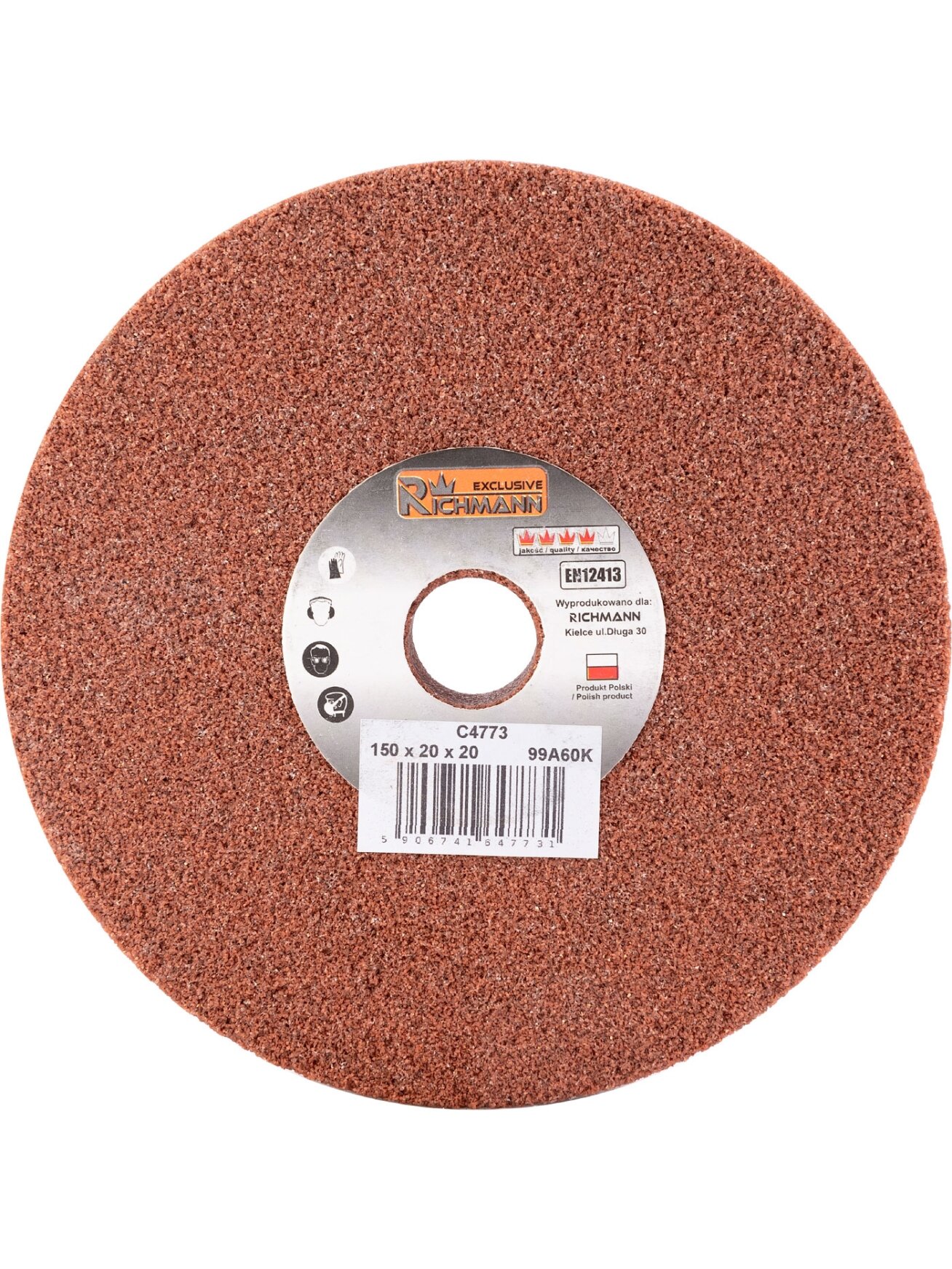 Richmann KERAMINIS ŠLIFAVIMO DISKAS 150 x 20 x 20 Raudonas 99A60K Richmann KERAMINIS ŠLIFAVIMO DISKAS 150 x 20 x 20 Raudonas 99A60K