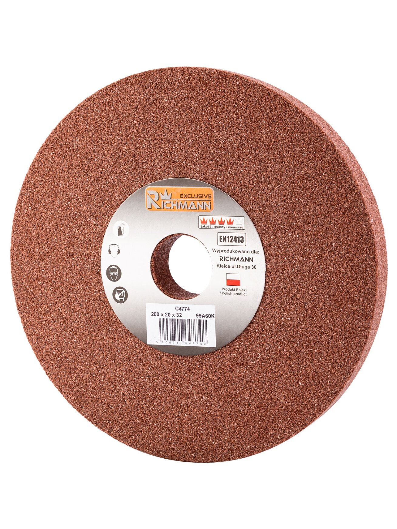 Richmann KERAMINIS ŠLIFAVIMO DISKAS 200 x 20 x 32 Raudonas 99A60K 1 Richmann KERAMINIS ŠLIFAVIMO DISKAS 200 x 20 x 32 Raudonas 99A60K 1