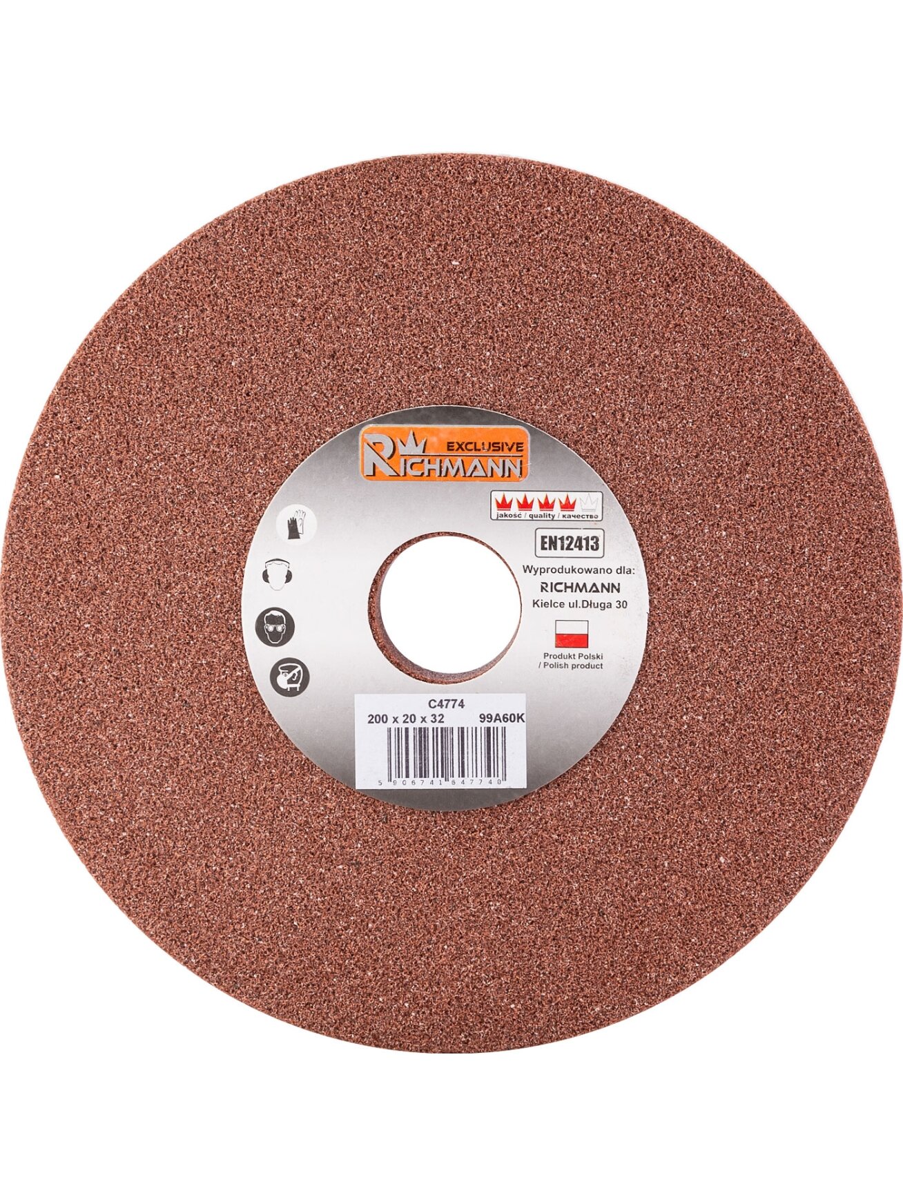 Richmann KERAMINIS ŠLIFAVIMO DISKAS 200 x 20 x 32 Raudonas 99A60K Richmann KERAMINIS ŠLIFAVIMO DISKAS 200 x 20 x 32 Raudonas 99A60K