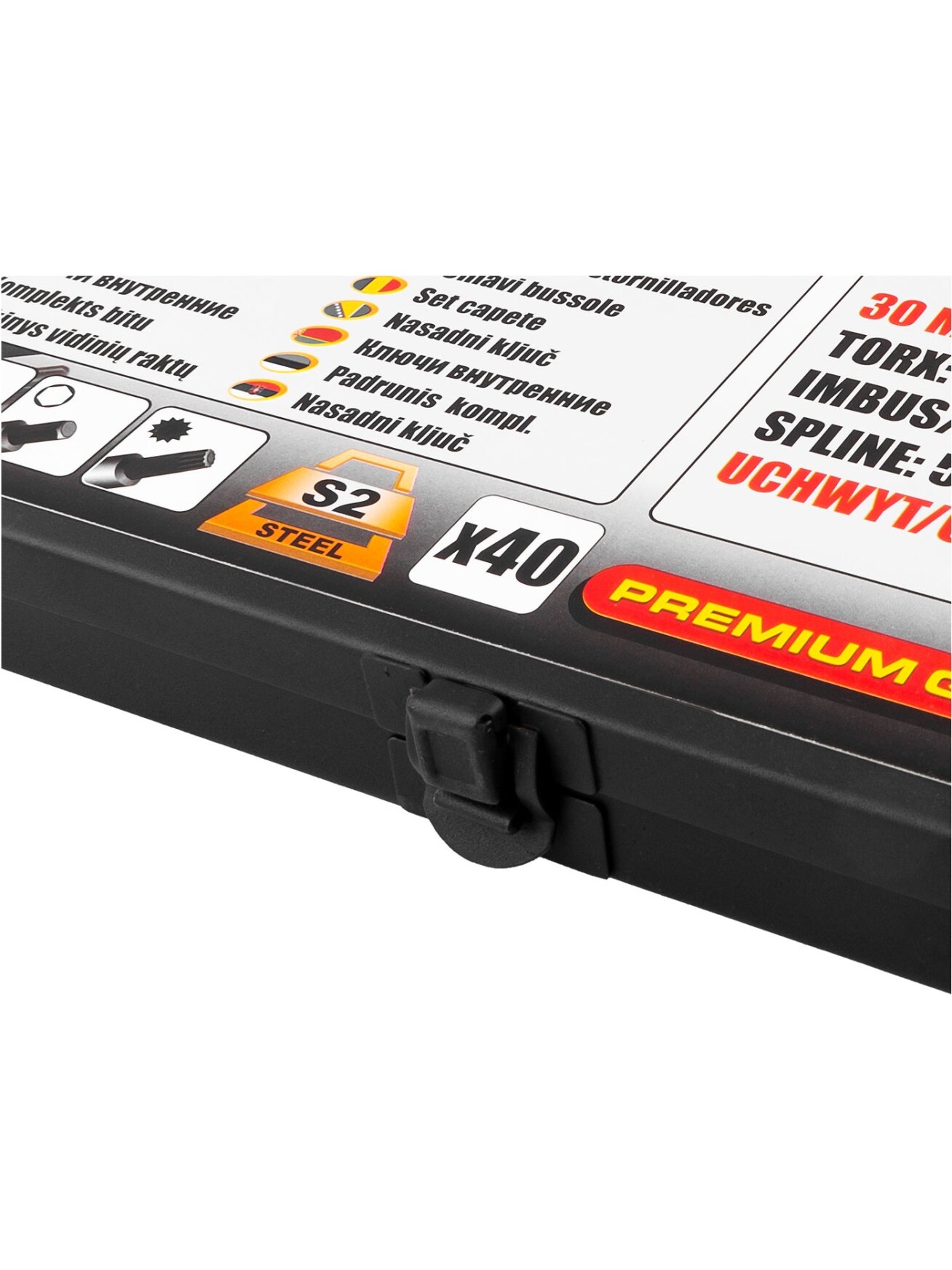 Richmann Plieniniai raktai HEX - TORX 40 vnt., S2 3 Richmann Plieniniai raktai HEX - TORX 40 vnt., S2 3