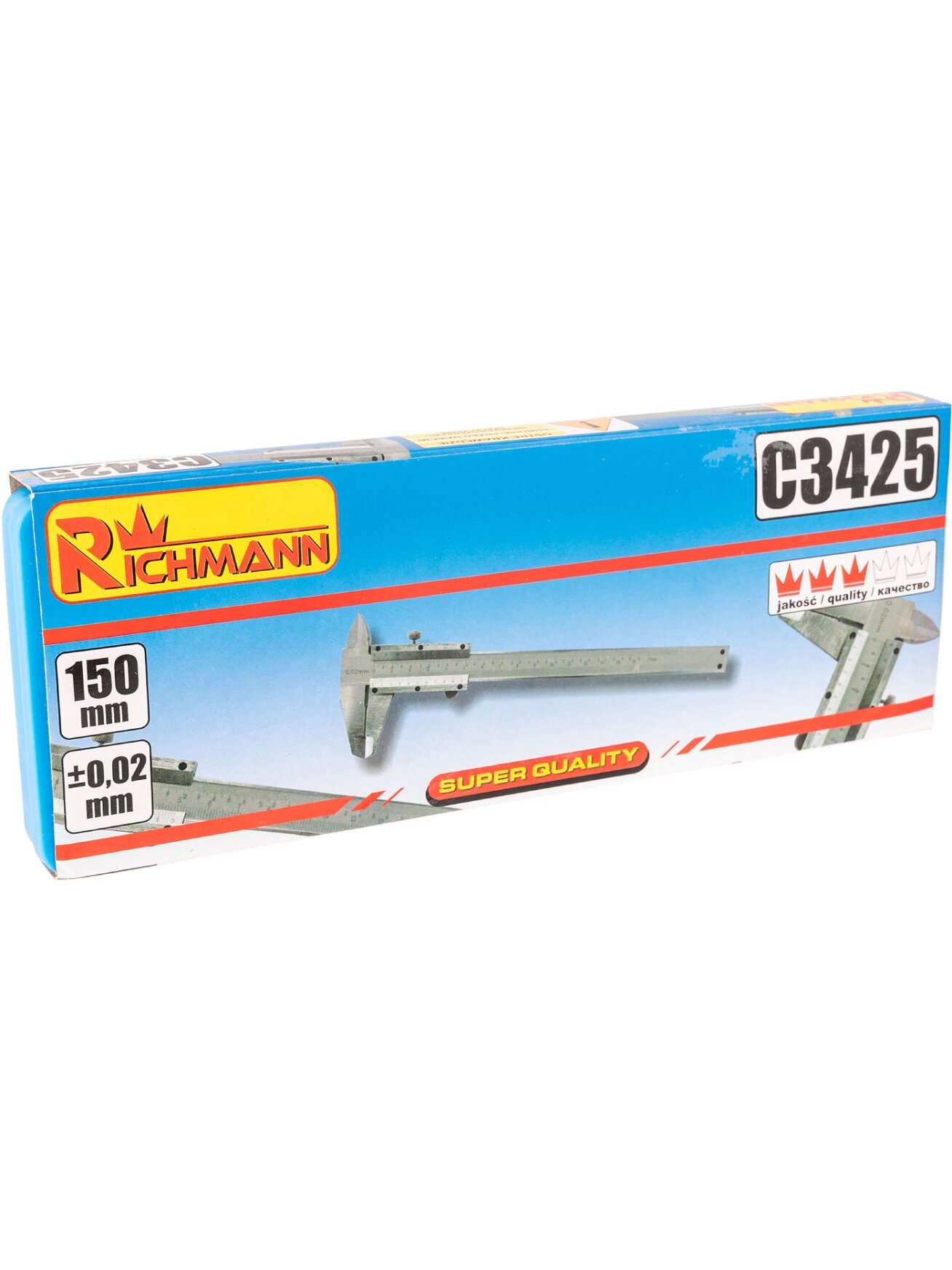 Richmann Slankmatis „RICHMANN" 150 mm 0,02 mm 2 Richmann Slankmatis „RICHMANN" 150 mm 0,02 mm 2