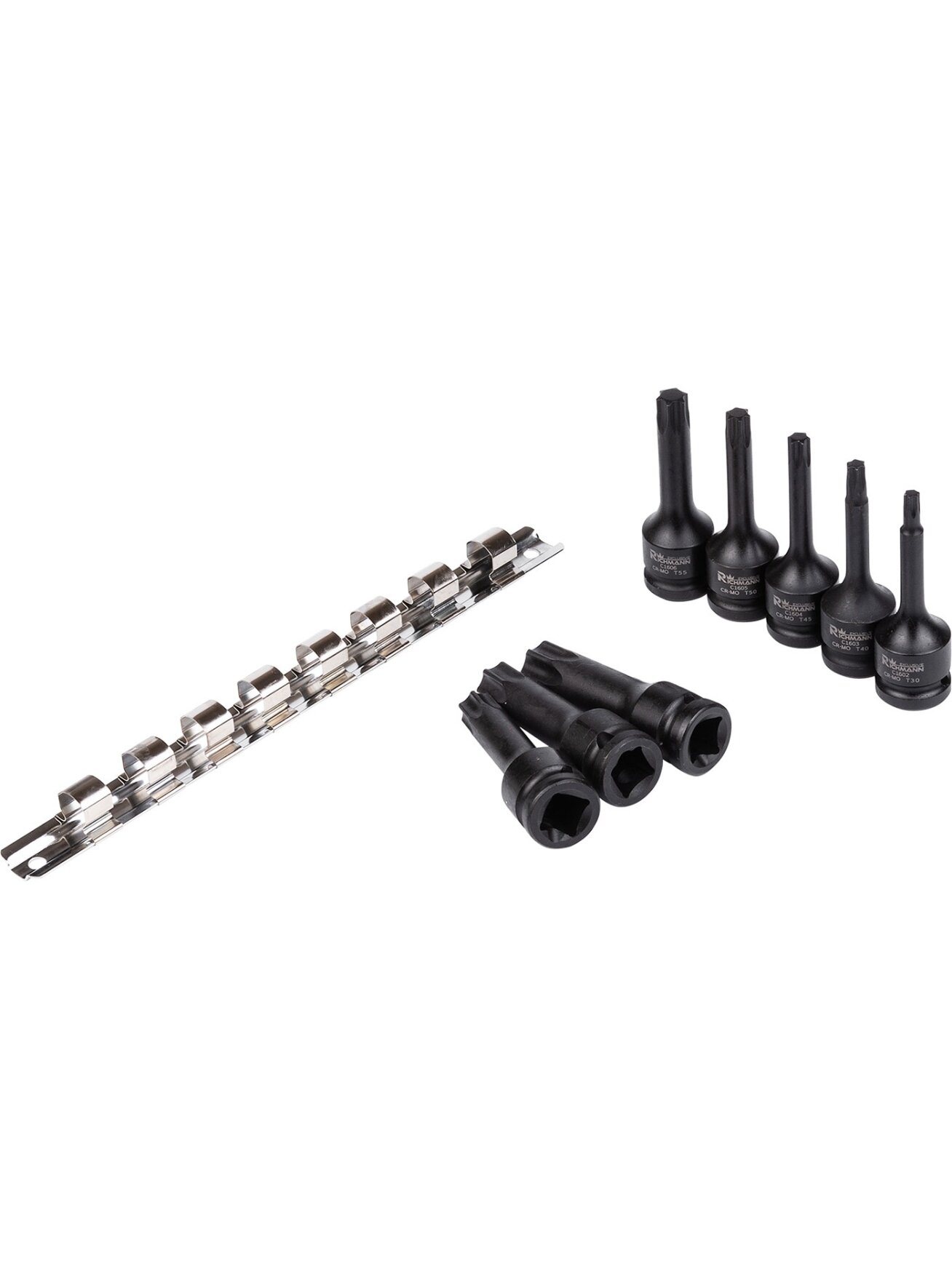 Richmann Smūg. antg. rinkinys TORX T30-T80 8 vnt. 2 Richmann Smūg. antg. rinkinys TORX T30-T80 8 vnt. 2