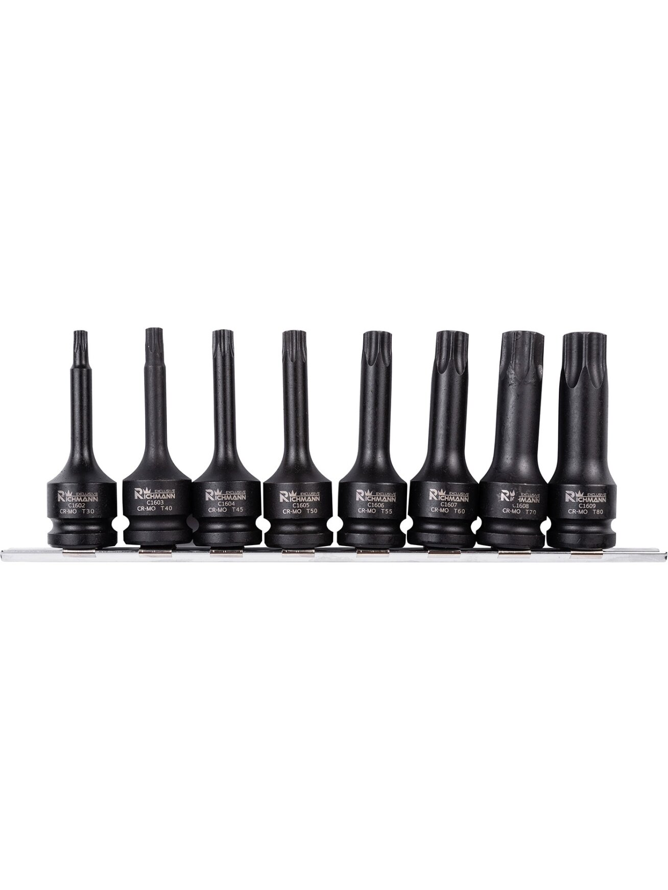 Richmann Smūg. antg. rinkinys TORX T30-T80 8 vnt. Richmann Smūg. antg. rinkinys TORX T30-T80 8 vnt.