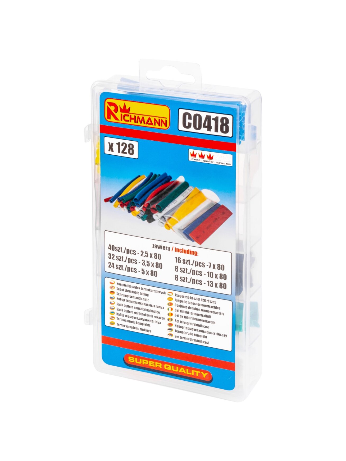 Richmann Termo vamzdelių rinkinys 128 vnt. 3 Richmann Termo vamzdelių rinkinys 128 vnt. 3