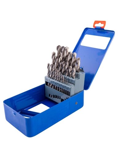 Richmann Metalo grąžtų rinkinys 1-13 mm 25 vnt