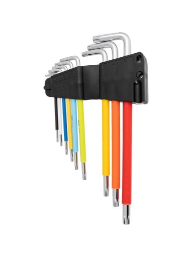 Richmann Šešiakampiai raktai TORX T10 - T50 9 vnt.