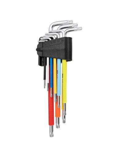 Richmann Šešiakampiai raktai TORX T10 - T50 9 vnt.