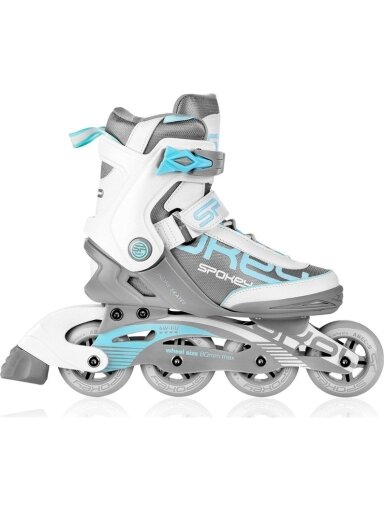 Riedučiai Spokey Prime Pro, balti/pilki/šviesiai mėlyni, 39