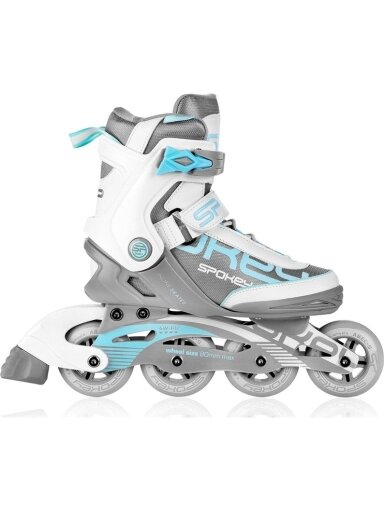 Riedučiai Spokey Prime Pro, balti/pilki/šviesiai mėlyni, 41
