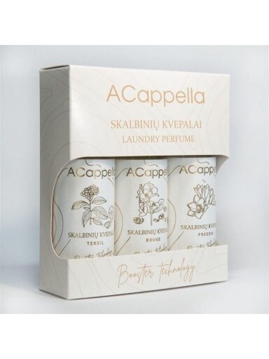 RINKINYS SKALBI KVEPALŲ ACAPPELLA3X100ML