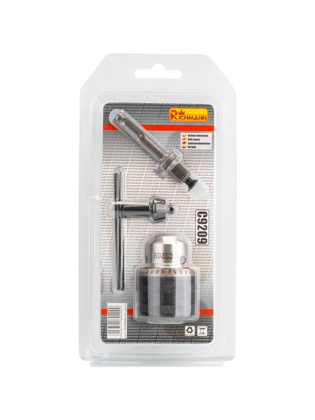 Richmann Griebtuvas su SDS adapteriu 1,5 - 13 mm 2 Richmann Griebtuvas su SDS adapteriu 1,5 - 13 mm 2