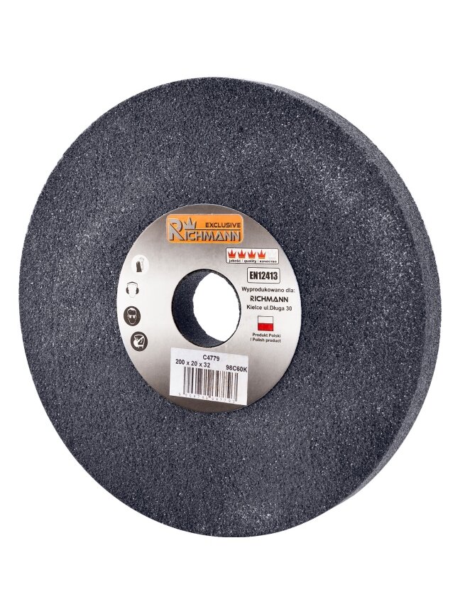 Richmann KERAMINIS ŠLIFAVIMO DISKAS 200 x 20 x 32 98C60K 1 Richmann KERAMINIS ŠLIFAVIMO DISKAS 200 x 20 x 32 98C60K 1