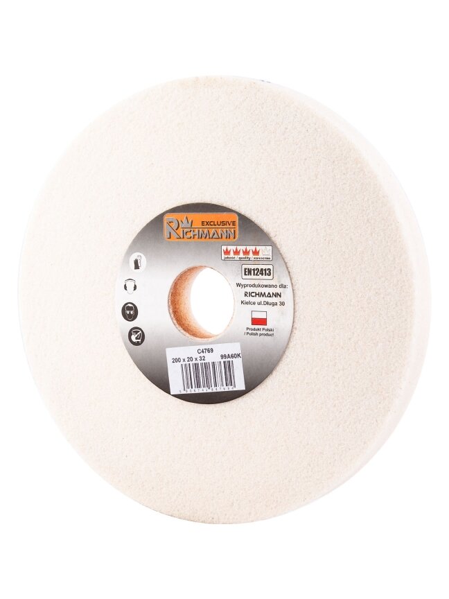 Richmann KERAMINIS ŠLIFAVIMO DISKAS 200 x 20 x 32 99A60K 1 Richmann KERAMINIS ŠLIFAVIMO DISKAS 200 x 20 x 32 99A60K 1